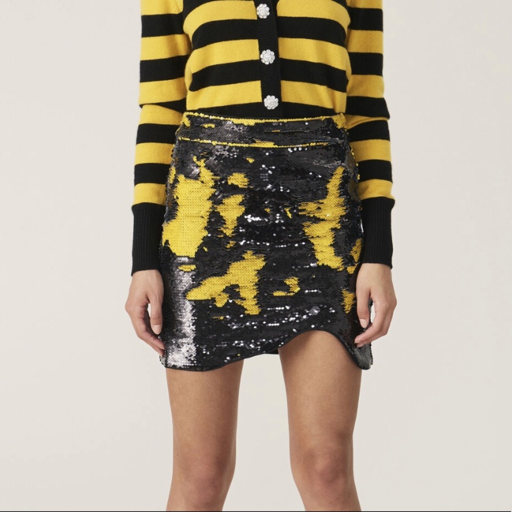 GANNI SEQUIN SKIRT